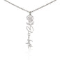 Floral Essence Name Necklace