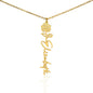 Floral Essence Name Necklace