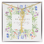 Floral Essence Name Necklace